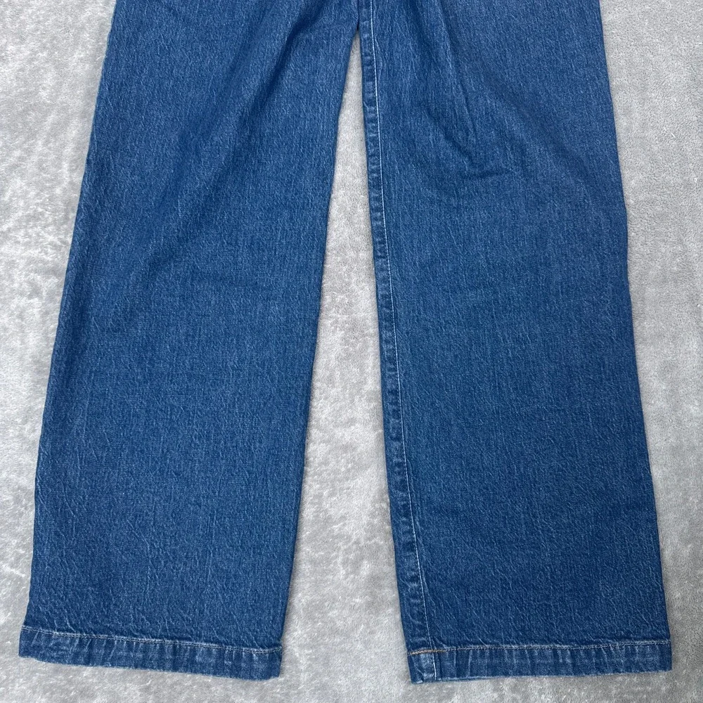Madewell Jeans Women 25 Denim The Perfect Vintage Wide Leg Patch Pockets Trouser - Picture 9 of 14